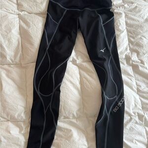 Black Mizuno Athletic Leggings